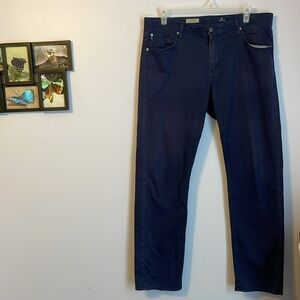 Adriano Goldschmied AG The Graduate Tailored Leg Blue Pants Jeans size 38x32